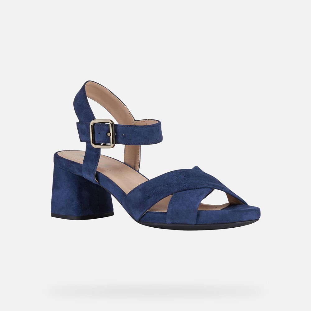 Sandales Geox Genziana - Bleu - Femme 534908-RFK